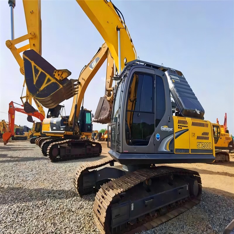 Gebruikte Kobelco Digger SK200-8 tweedehands 20ton grote type Crawler graafmachine 114kw