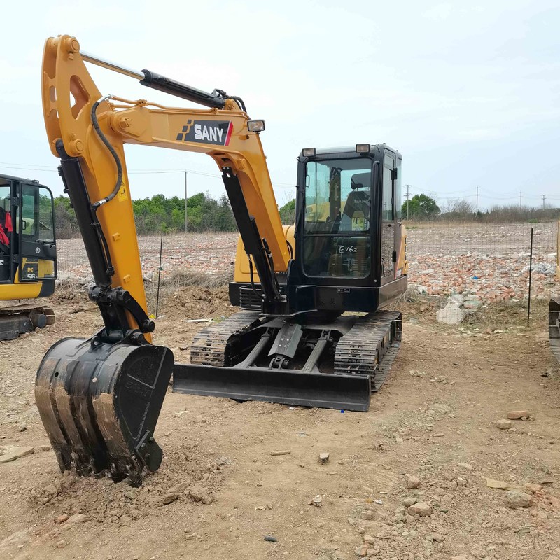 Gebruikte SANY Digger SY60 Tweedehands 6ton klein type mini-rupsgraafmachine 36kw