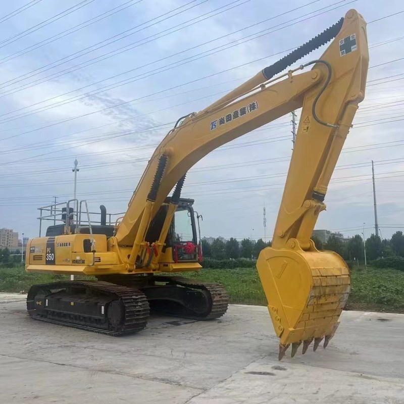 Gebruikte Komatsu Digger PC350 Gebruikte 35 ton grote type Crawler Excavator Grootschalige 180kw