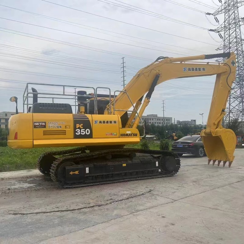 Gebruikte Komatsu Digger PC350 Gebruikte 35 ton grote type Crawler Excavator Grootschalige 180kw