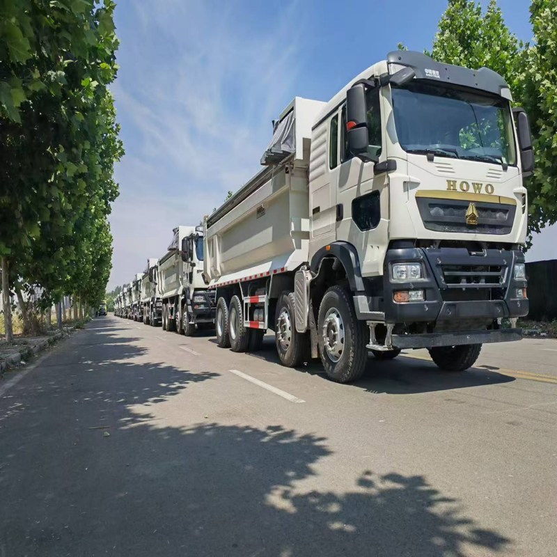 Gebruikte dumptruck Howo TX Sinotruk Howo 8x4 Tipper 12 Wheeler handgestuurd diesel