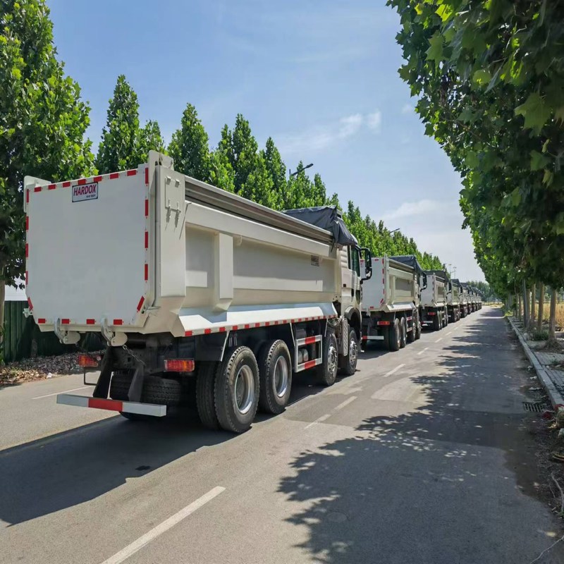 Gebruikte dumptruck Howo TX Sinotruk Howo 8x4 Tipper 12 Wheeler handgestuurd diesel
