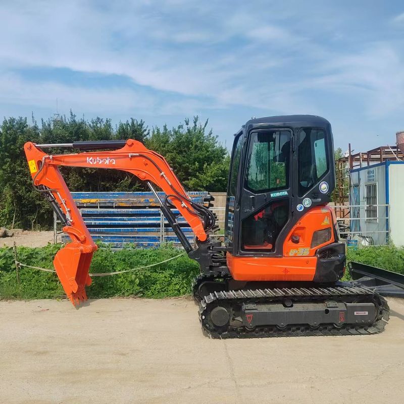 Tweedehands Kubota Digger U35 Gebruikte 3,5 ton kleine type Mini Crawler graafmachine