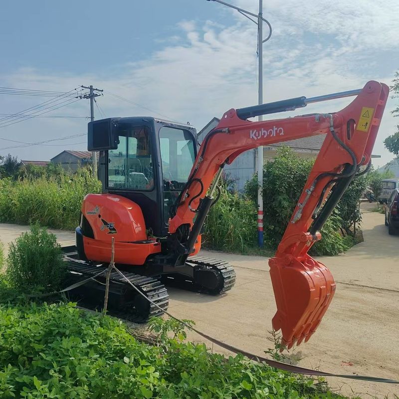 Tweedehands Kubota Digger U35 Gebruikte 3,5 ton kleine type Mini Crawler graafmachine