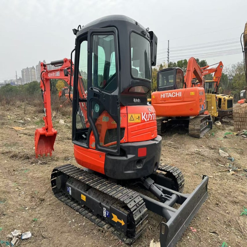 Tweedehands Kubota Digger U35 Gebruikt 3,5 ton klein type Mini Crawler Excavator 18.5kw