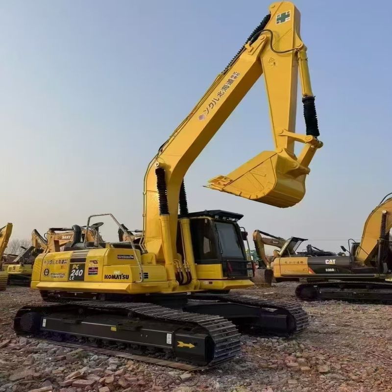 Tweedehands Komatsu graafmachine PC240 Gebruikte 24 ton middelgrote graafmachine
