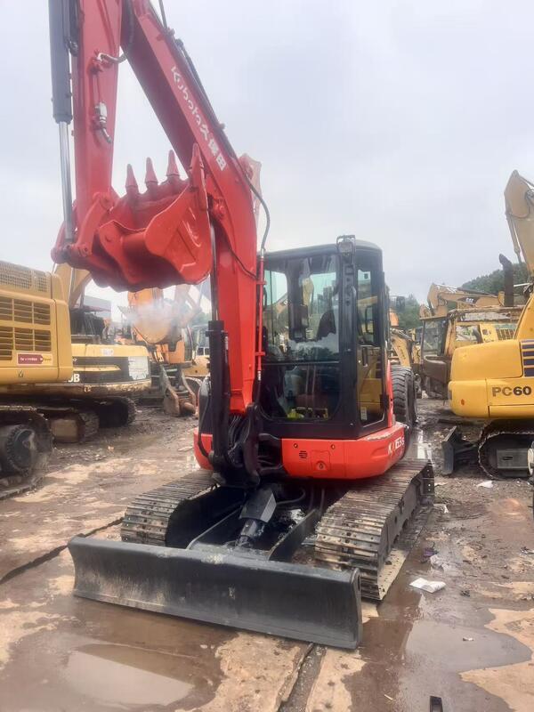 Gebruikte Kubota Digger KX163 5,5 ton Klein type Mini Crawler Excavator 35.5kw met 0.19m3 emmer